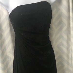 Black cocktail dress